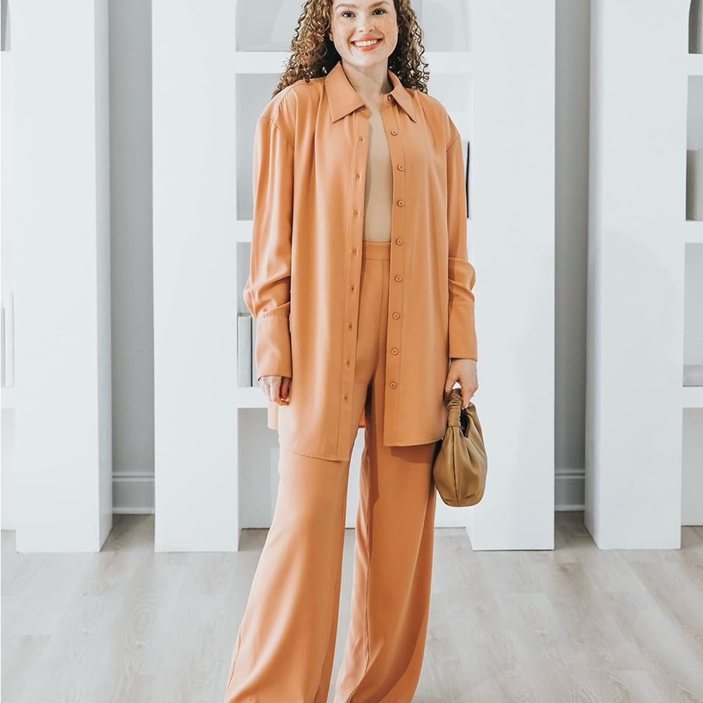 Modest Orange/coral Two-Piece Set ❌sold❌